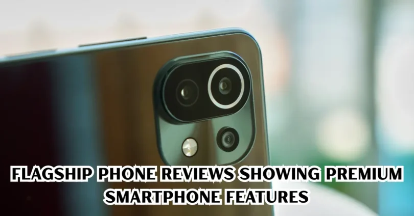 flagship phone reviews showing premium smartphone features