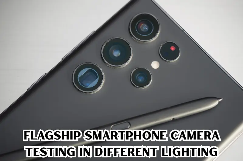 flagship smartphone camera testing in different lighting