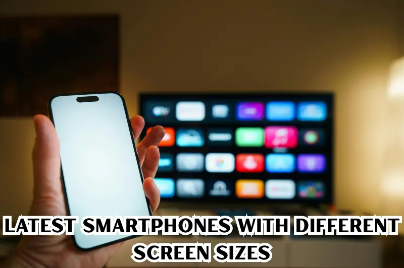 latest smartphones with different screen sizes